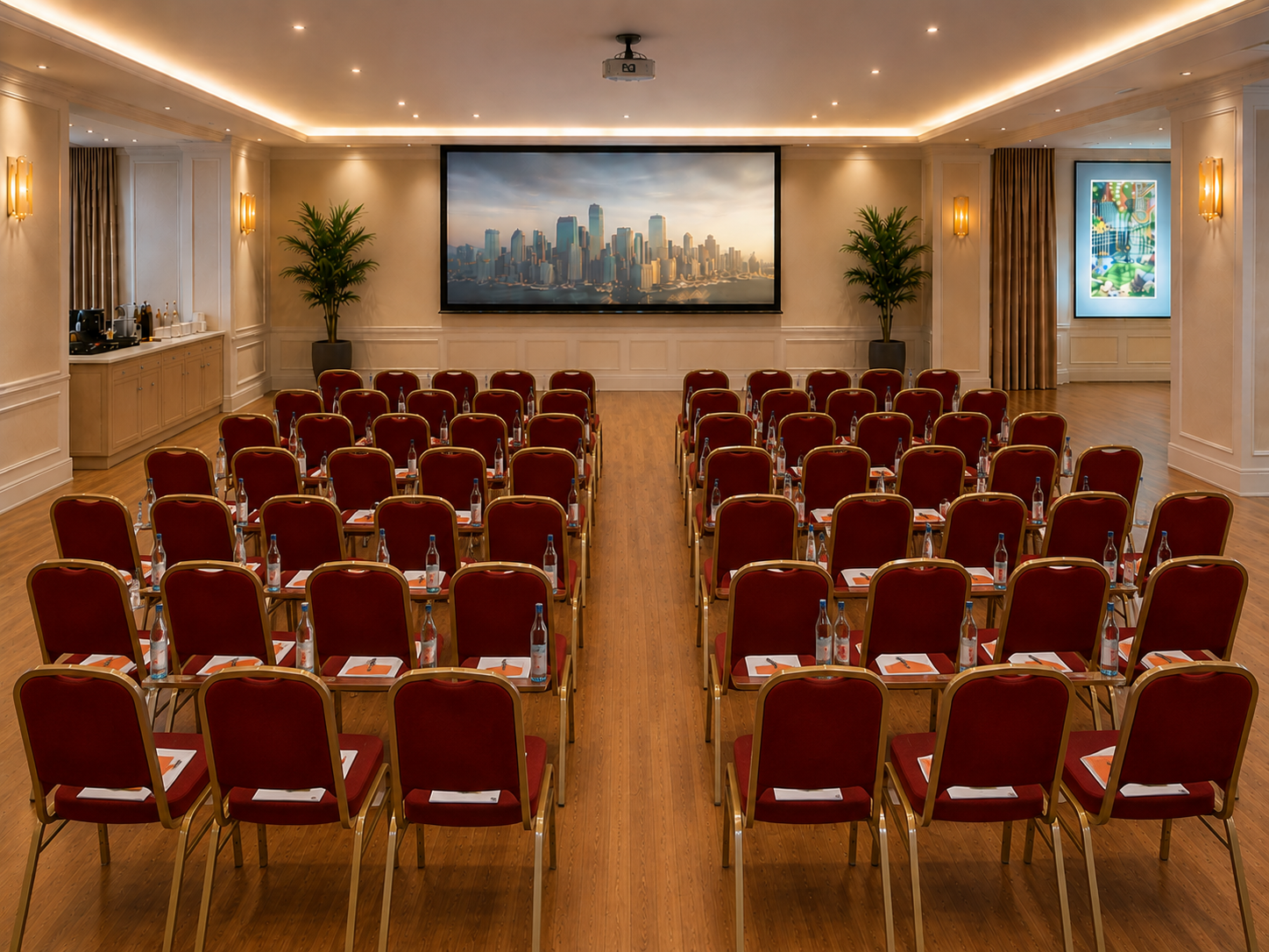 Theaterbestuhlung im Tagungsraum